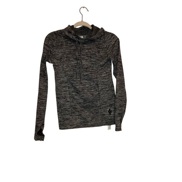 Black Diamond Women’s XS/Small Lightweight Heather Grey Active Hoodie - Picture 1 of 7